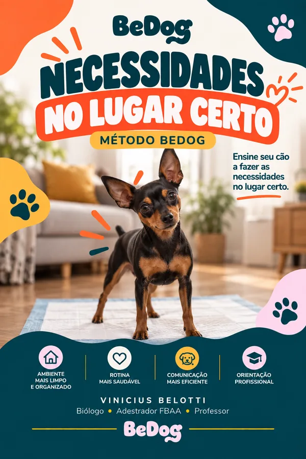 Capa do curso Necessidades no Lugar Certo — Método BeDog